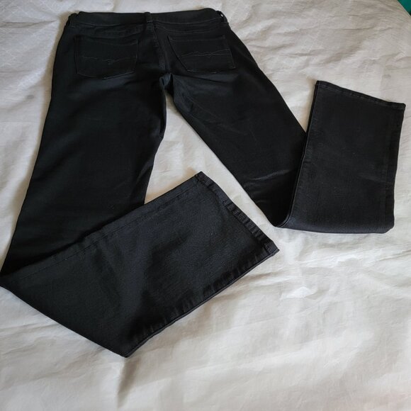 NY&C Black Stretch Jeans Straight Leg Denim Classic Women Size 4 NEW NWOT - Picture 4 of 16